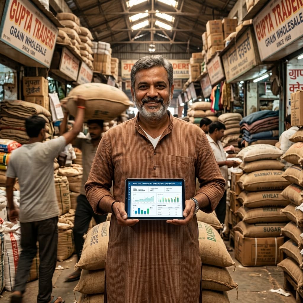 Best Business ERP and Billing, Manufacturing, POS Software Interface used by shopkeepers in Agra