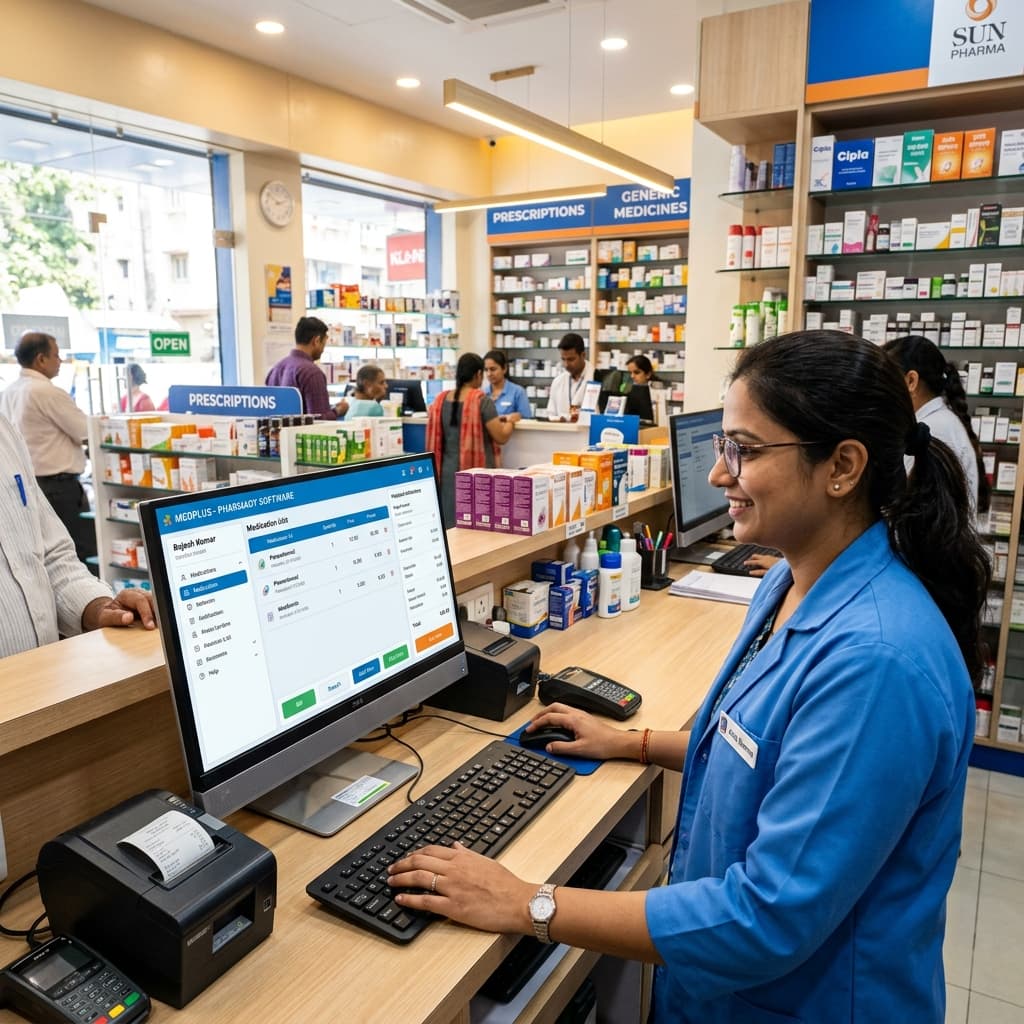 Best Business ERP and Billing, Manufacturing, POS Software Interface used by shopkeepers in Surat