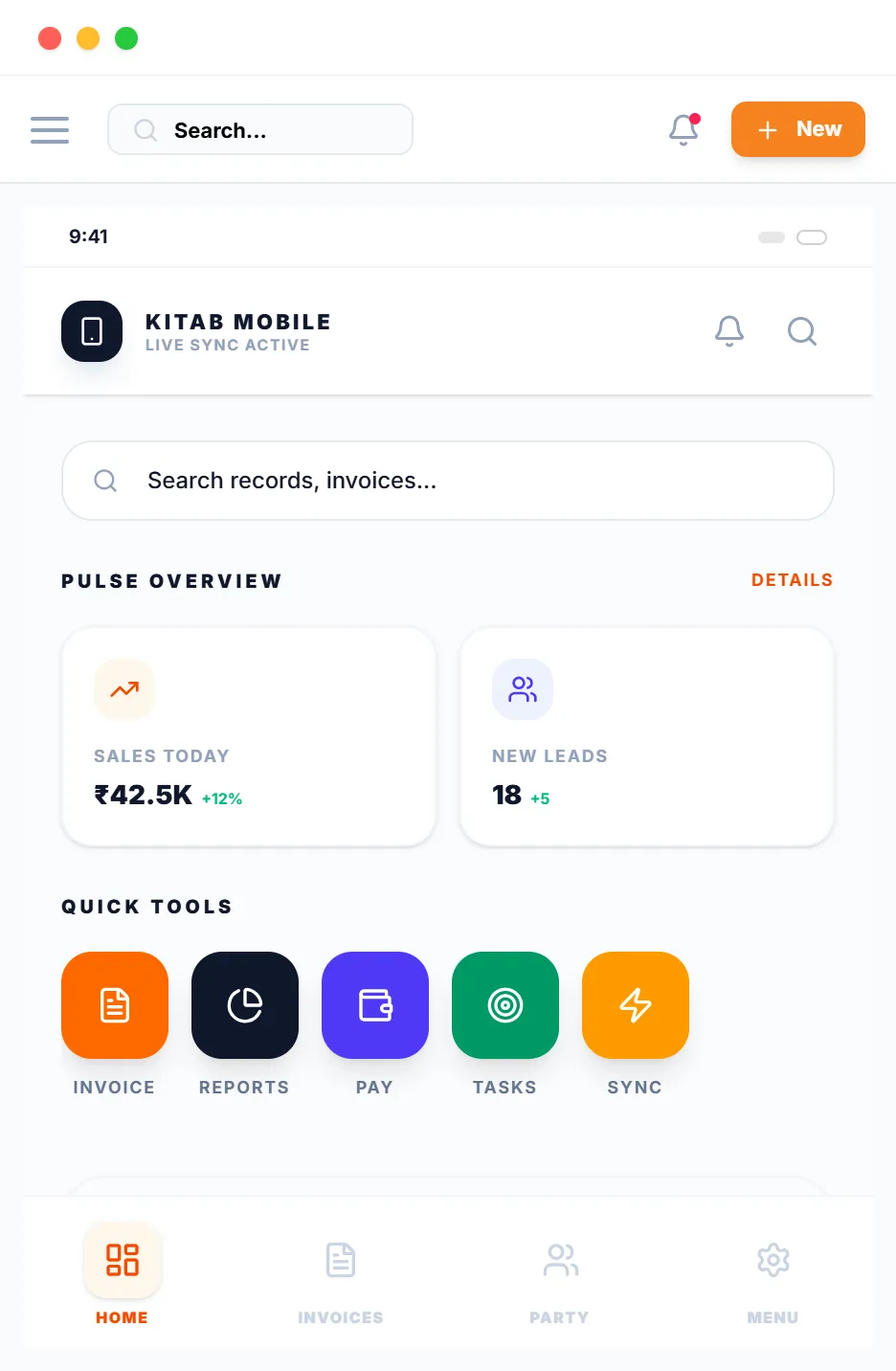 Mobile App Dashboard
